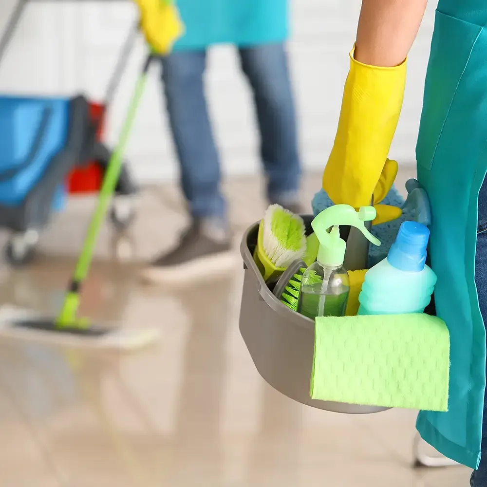 cleaning a home in arlington by a professional cleaning company arlington
